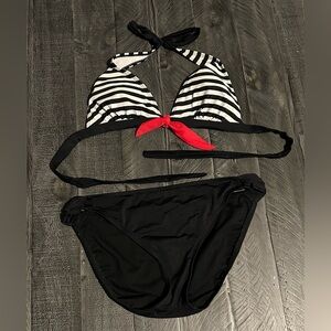 Black and White Bikini